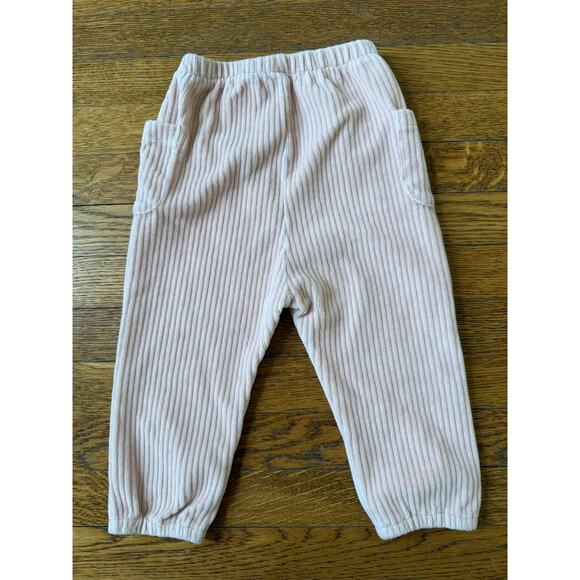 Oh Baby Girls' Ribbed Velour Pants Size 12-18 Months - Picture 4 of 4